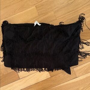 Altar’s State Black Fringe Tube Top